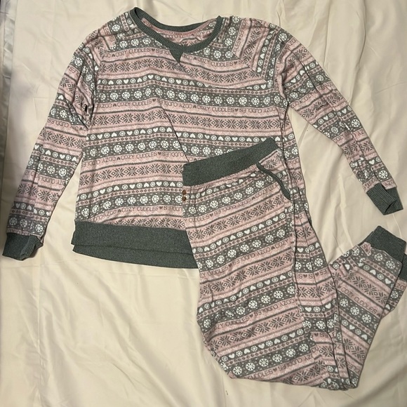 Cuddl Duds Intimates & Sleepwear Cuddl Duds Pajama Long Sleeve And